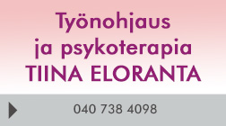 Työnohjaus ja psykoterapia Tiina Eloranta logo